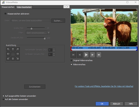 Prism Video Dateikonverter Wassezeichen-in-Videos-einfügen Screenshot